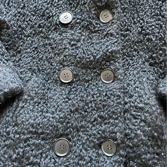 Vintage 1950’s Faux Persian Lamb Double Breasted Peacoat Approx Women’s Small - Picture 3 of 10